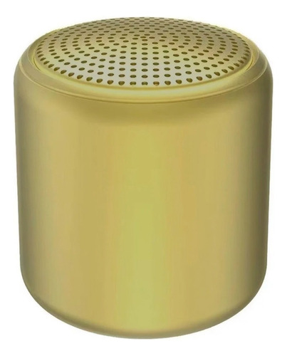 Mini Bocina Subwoofer Altavoz Bluetooth V5.0 Portátil Tws Color Dorado