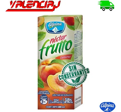 2 Alpina Frutto Nectar Jugos Surtidos 200ml X 24