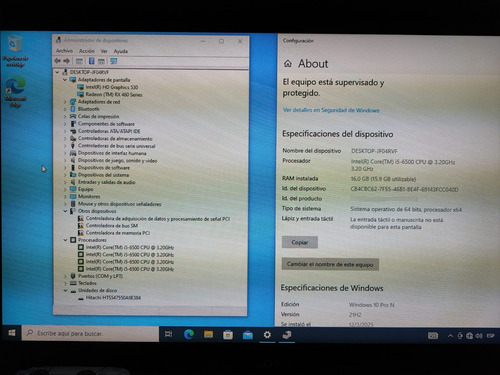 Pc Gamer Armada Usada I5 6500 Rx460 16 Gb Ram 250 Gb Dd 400w (Usado)