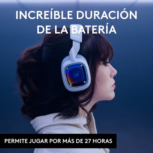 Audífonos Inalámbricos Astro A30 Color Blanco-morado Blanco-morado
