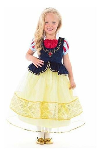 Disfraces -  Poco Aventuras Deluxe Snow White Dress Up Costu