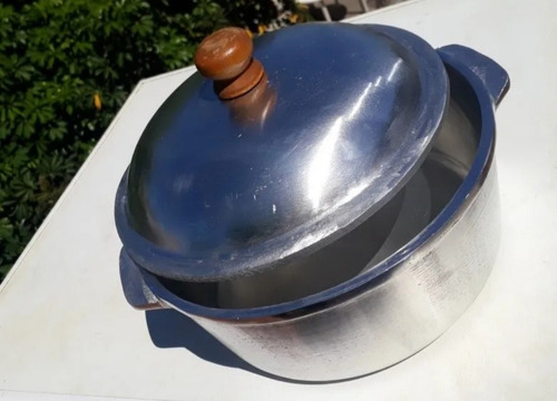 Olla 3 Litros Aluminio Fundido Artesanales 5,5mm De Espesor