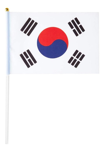 Bandera, Mxkra-003, 15pzas, Corea Del Sur, 14x21cm, Tela Pol Krhandflag