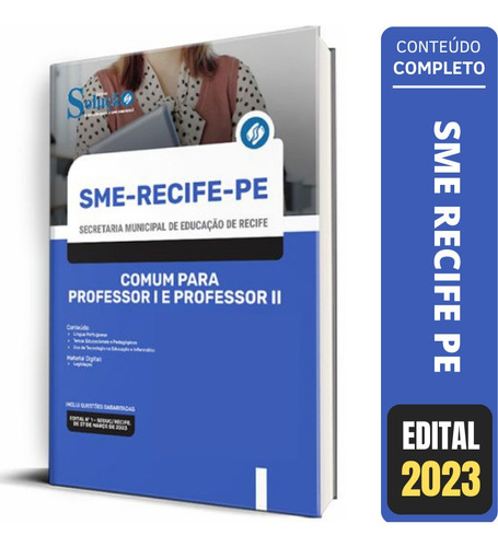 Apostila Sme Recife Pe - Comum Para Professor 1 E 2