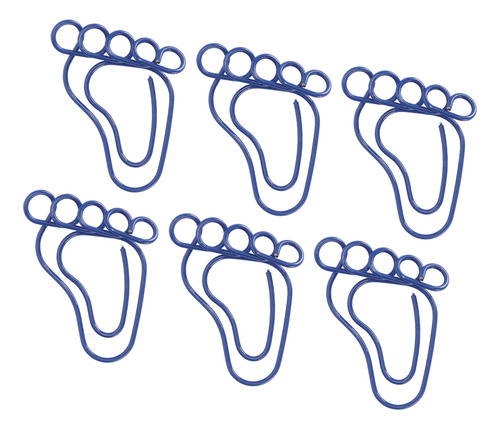 Clips De Papel Con Forma De Pie, 100 Unidades, Antideslizant