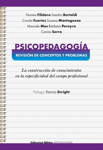 Psicopedagogia Revision De Conceptos Y Problemas - Filidoro,