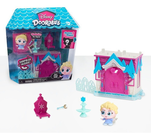 Juguete Muñeca Doorables Mini Playset Elsa