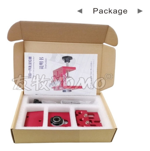 Imagen 8 de 10 de Kit Guia De Perforación Para Sistema Minifix En Melamina