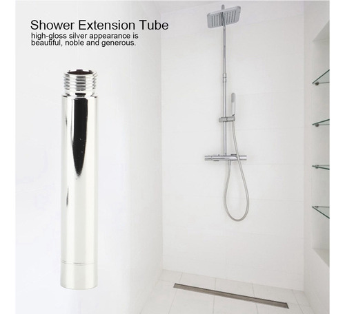 Y Tubo Redondo De Extensión De Ducha De Acero Inoxidable