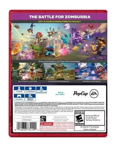 Videojuego Plants Vs Zombies: Garden Warfare 2, Ea, Playstat