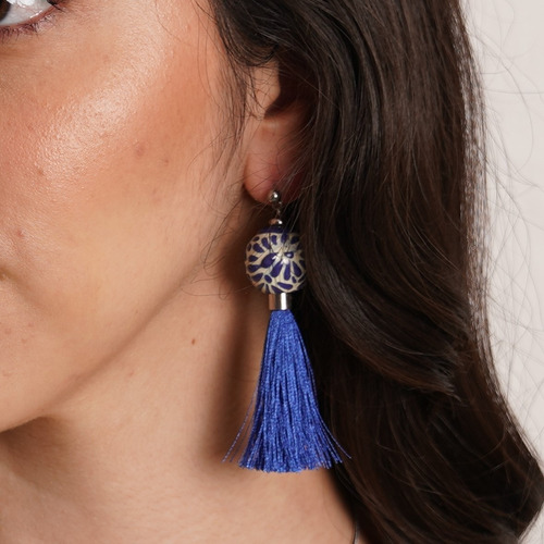 Aretes Rayo . Alonso Luis Atala. Talavera Y Acero