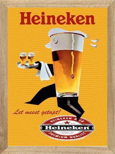 Heineken Cerveza Cuadro Posters Publicidades Cartel  P544