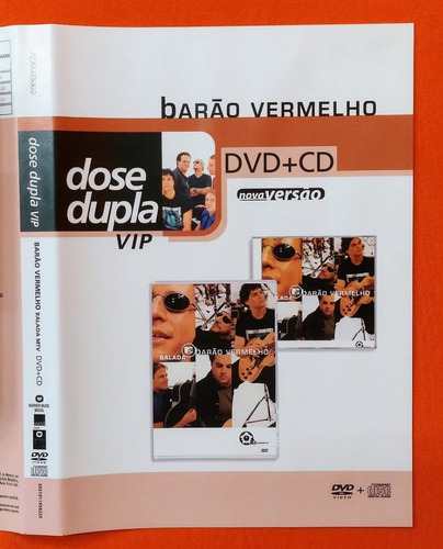Dvd Cd Barão Vermelho Dose Dupla Vip Nova Versão