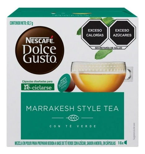 Cápsulas De Té Verde Nescafé Dolce Gusto Estilo Marrakesh Sa