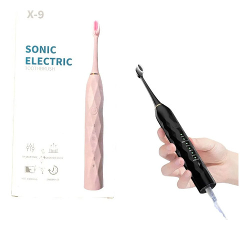 Cepillo Dental Electronico Usb Higienico X-9 10104 Rosado
