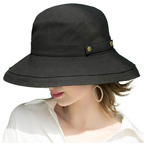 Sombrero De Algodón De Ala Ancha Para Mujer