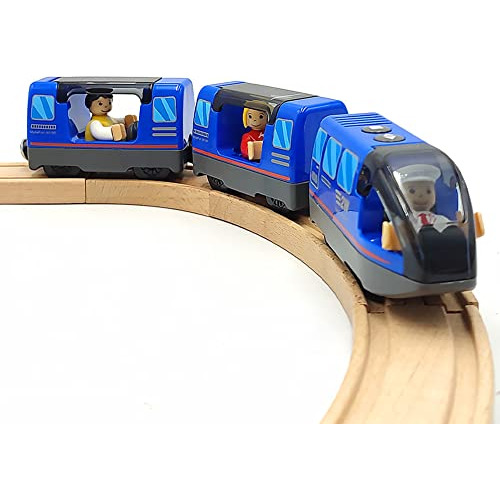 Battery Operated Train For Wooden Train Track Set Toys ...