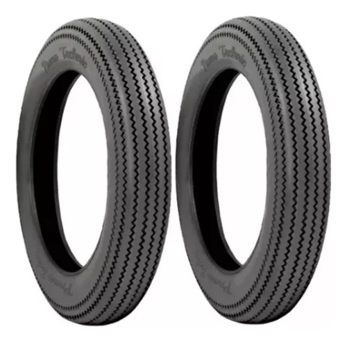 Par Pneu Retrô 5.00-16+5.00-16 Cafe Racer Deluxe C/c Technic