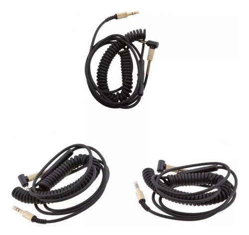 3 Cables De Micrófono Compatibles Para Marshall Major Ii