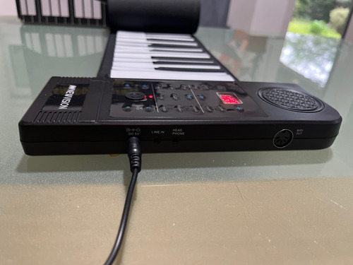 Teclado Piano Enrollable 61 Teclas Negro