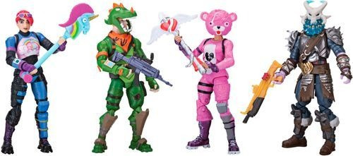 Pack De 4 Figuras Fortnite Squad Mode Core