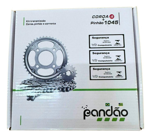 Kit Relação Yamaha Ybr 125 / Factor 125 Aço1045 Promoção