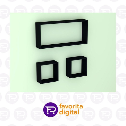 Kit 3 Nichos Mdf 15mm Branco Sala Quarto Banheiro Decoração Cor Onix