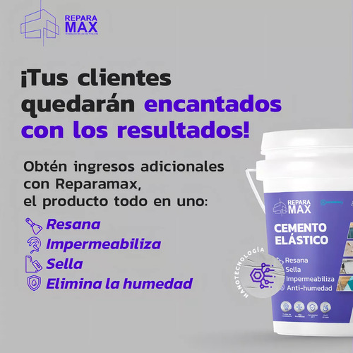 Resanador Reparamax Grietas Y Fisuras Paredes Interior 1.5k