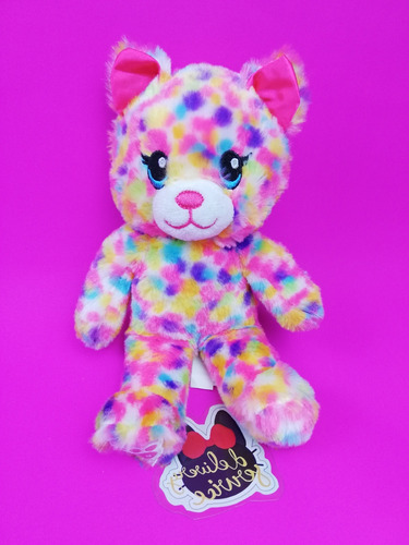 Build A Bear Gato Polka Dot Rainbow 23 Cm 