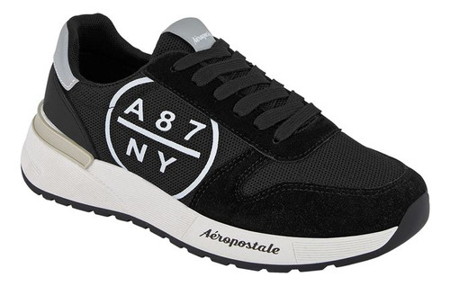 Zapato Casual Pr58958w Flat Diseño Liso Letras Aeropostale