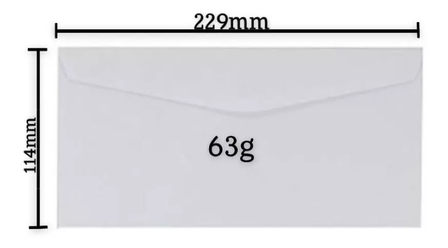 Terceira imagem para pesquisa de envelope branco carta