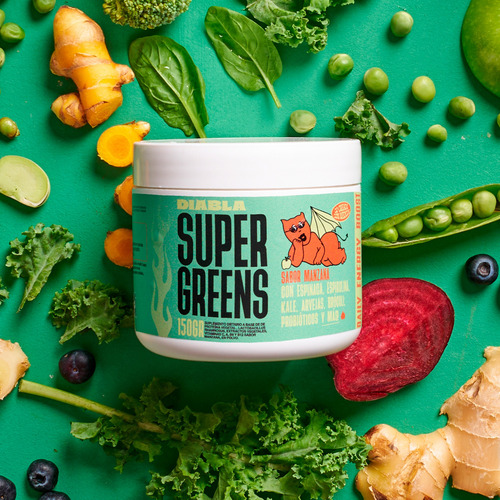 Better Diabla Kit X3 Super Greens Manzana Suplemento 150g 3c