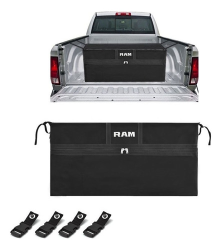 Mala Caçamba Vertical Reforçada 420l Dodge Bordado Ram 2021