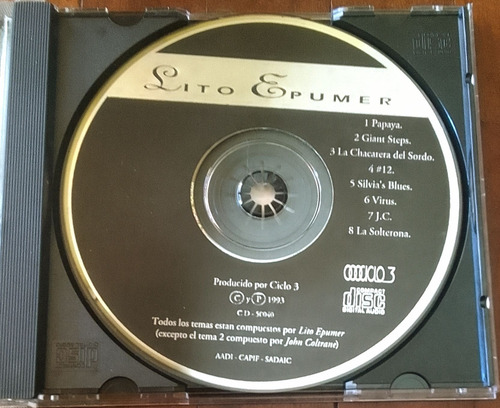 Lito Epumer - Lito Epumer / Nacional / Cd Estándar (Usado)