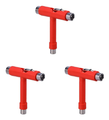 Pretyzoom 3pcs Mini Type Wrench Tool Roller Skateboard