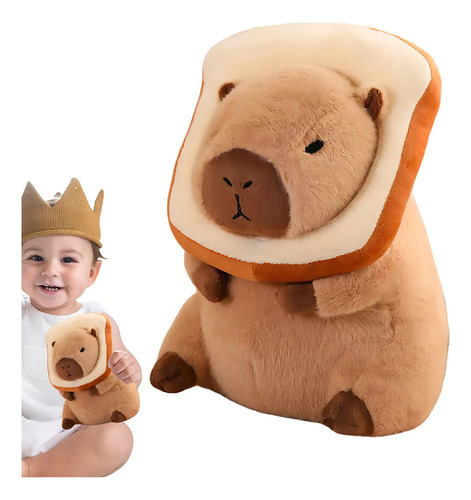 Peluche Capibara de 30 cm, hermoso color Capibara 2024 como se muestra: peluche de 30 cm con forma de aguacate