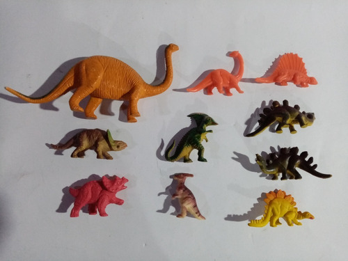 Bootleg Dinosaurios Lote 10 Figuras Varias Escalas (Usado)