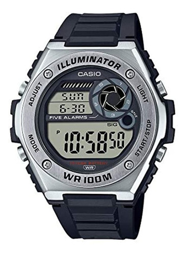 Reloj Casio Para Hombre, Resistente, Digital, Con Batería De