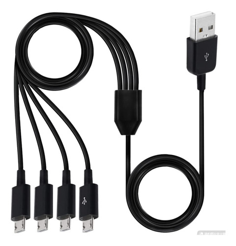 Cable Micro Usb Halokny, Cable De Carga 4 En 1, Usb 2.0 A F