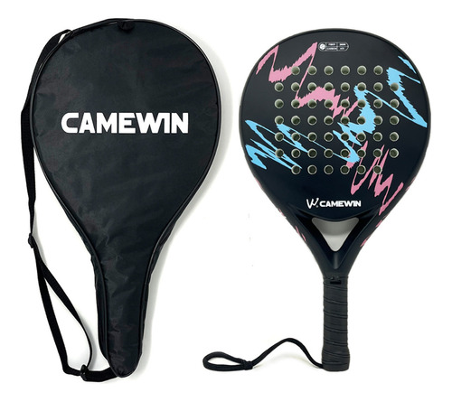 Pala De Pádel Camewin Full Fibra De Carbono 36mm Con Funda