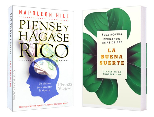 Piense Y Hágase Rico B + Buena Suerte Pack 2 Libros