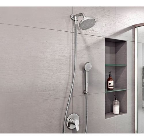 Chuveiro Docol Eden 150 Com Desviador E Ducha Cromado Inox