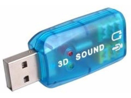 Tarjeta De Sonido Usb 5.1 Canales 3d Plug Andplay Virtual Dj