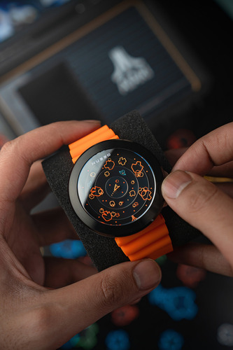 Reloj Hombre Nubeo Plasma Nb-6111-04 Edición Limitada Correa Plasma Pumpkin