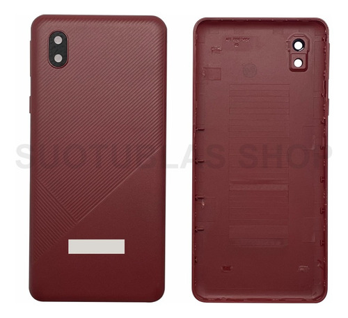 Tapa Trasera Carcasa Para Samsung A01 Core Sm-a013 Rojo