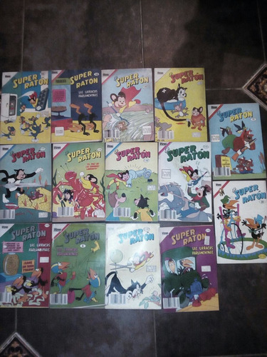 Lote De 14 Revistas El Super Raton Comics Historietas 