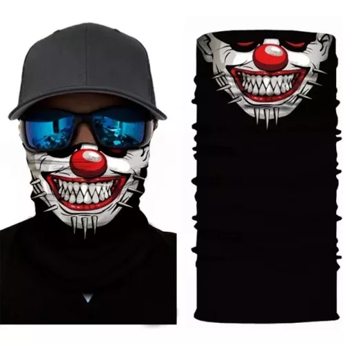 CoolChange Pasamontañas Calavera, Máscara de Motociclista Ghost, Negra