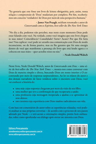 Livro Como Conversar Com Deus Neale Donald Walsch 1a Edição Histórias Surpreendentes De Conexão Profunda Com Um Poder Superior 2024 Português Editora Pensamento