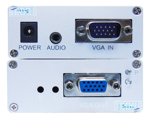 Extensor Vga Hasta 100 Metros Pc Audio / Video Cable Utp