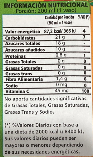 Jugo Natural De 5 Frutas X 1 L Sol&fruta